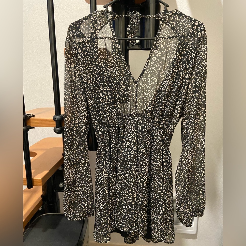 Long sleeve romper